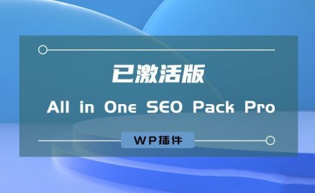 WP插件：All in One SEO Pack Pro v4.1.1 [已激活版]